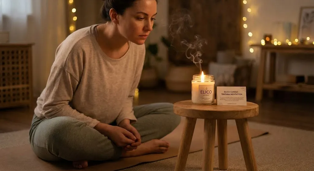 مدیتیشن تراتاکا با شمع